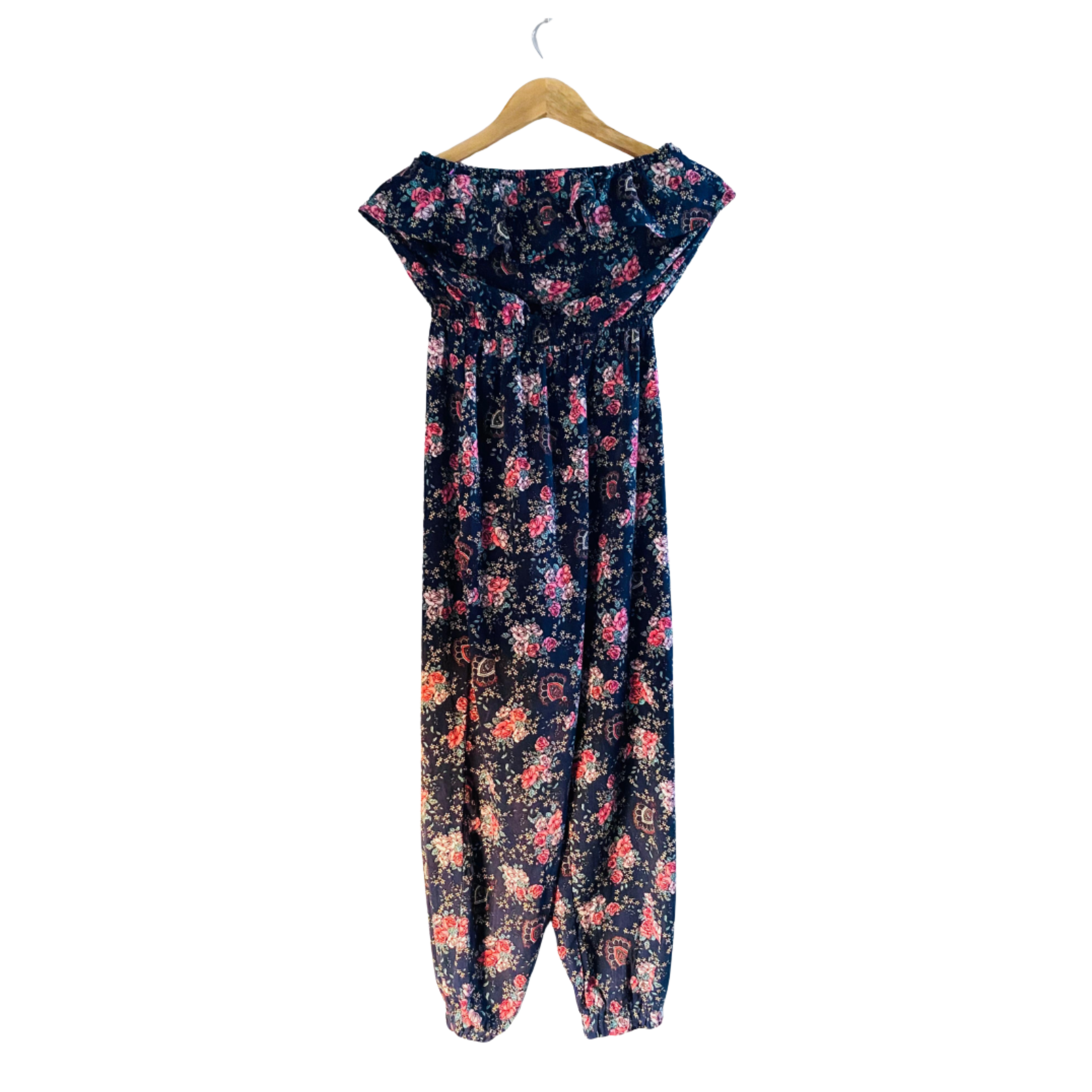 Floral Print Off-Shoulder Suit for Women