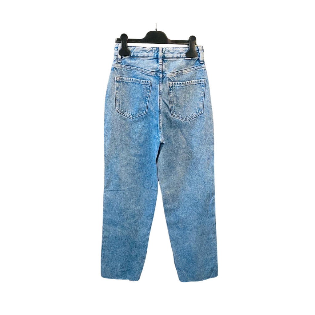 PACSUN | Printed flower | Boyfriend Stone Blue wash Jeans | DJ-BF-LB-002 |