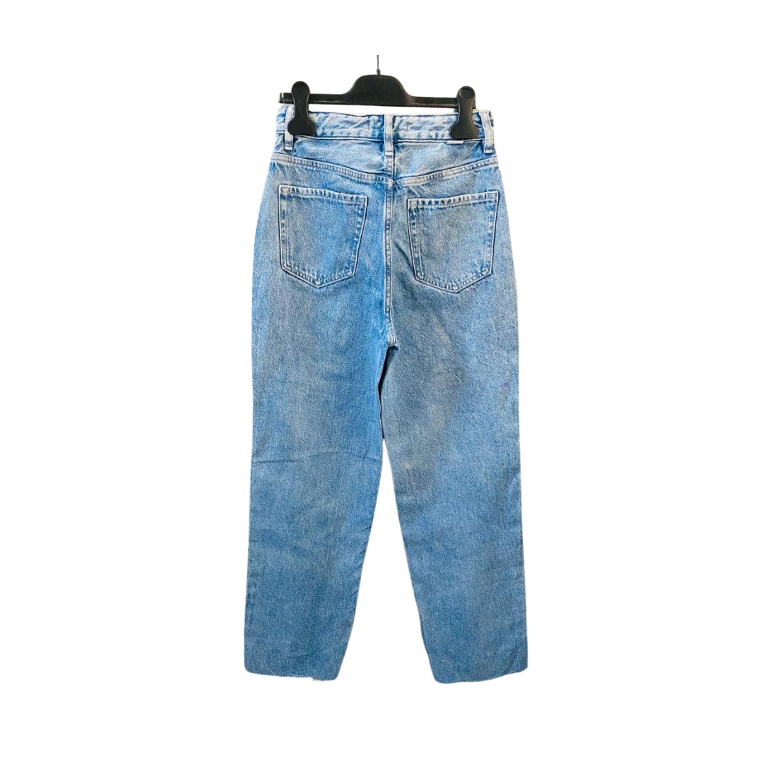 PACSUN | Printed flower | Boyfriend Stone Blue wash Jeans | DJ-BF-LB-002 |