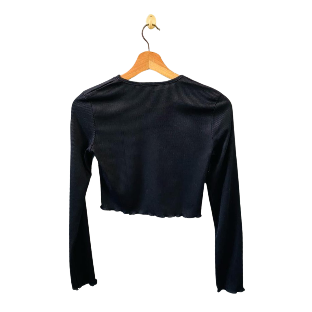 SHEIN | Cut-Out Yoga Long Sleeves Fitness Top for Women | TO-BL-014 |