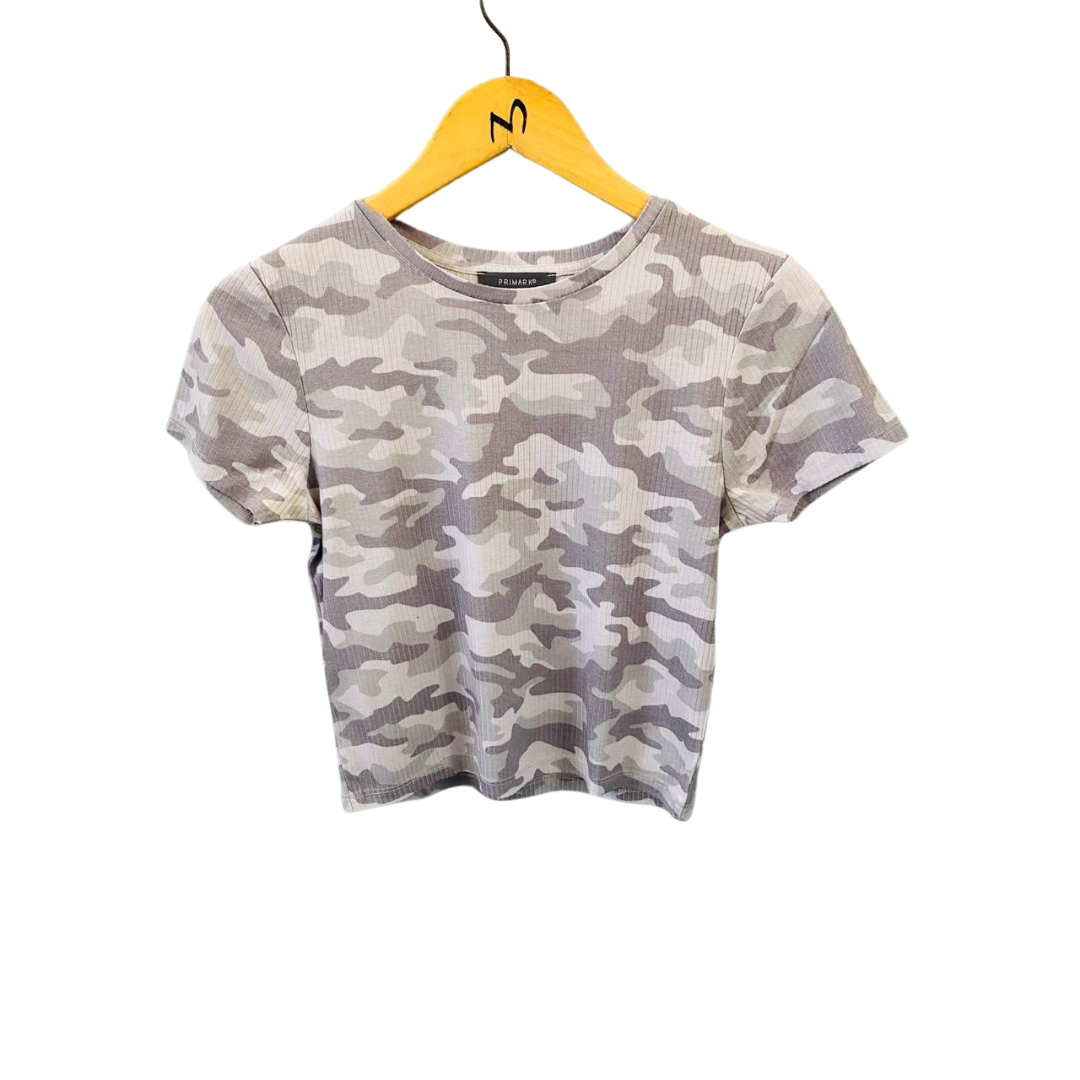 PRIMARK | Fatigue Grey crop top | TO-GR-034 |