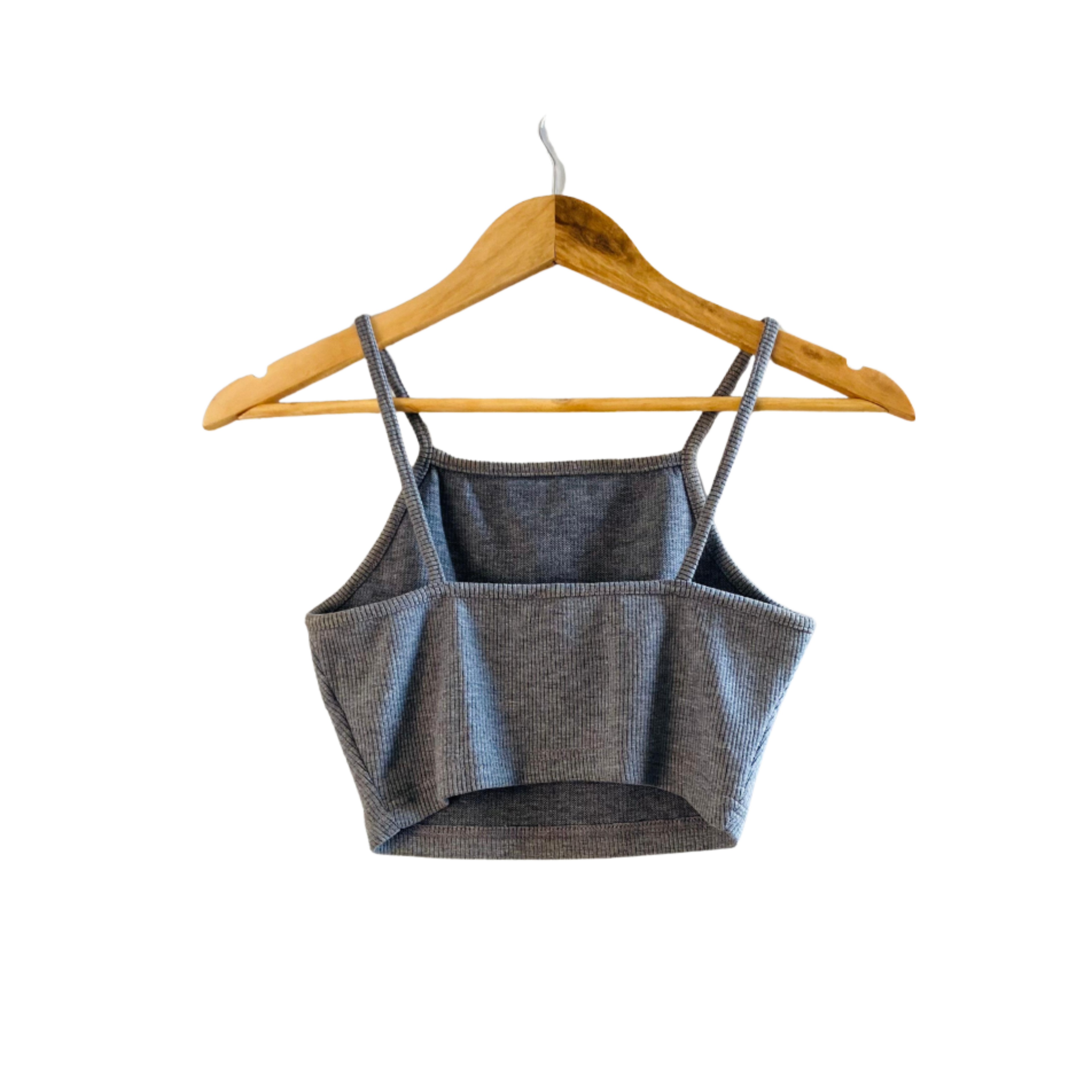 The Grey Knitted Crop | Top for Women |