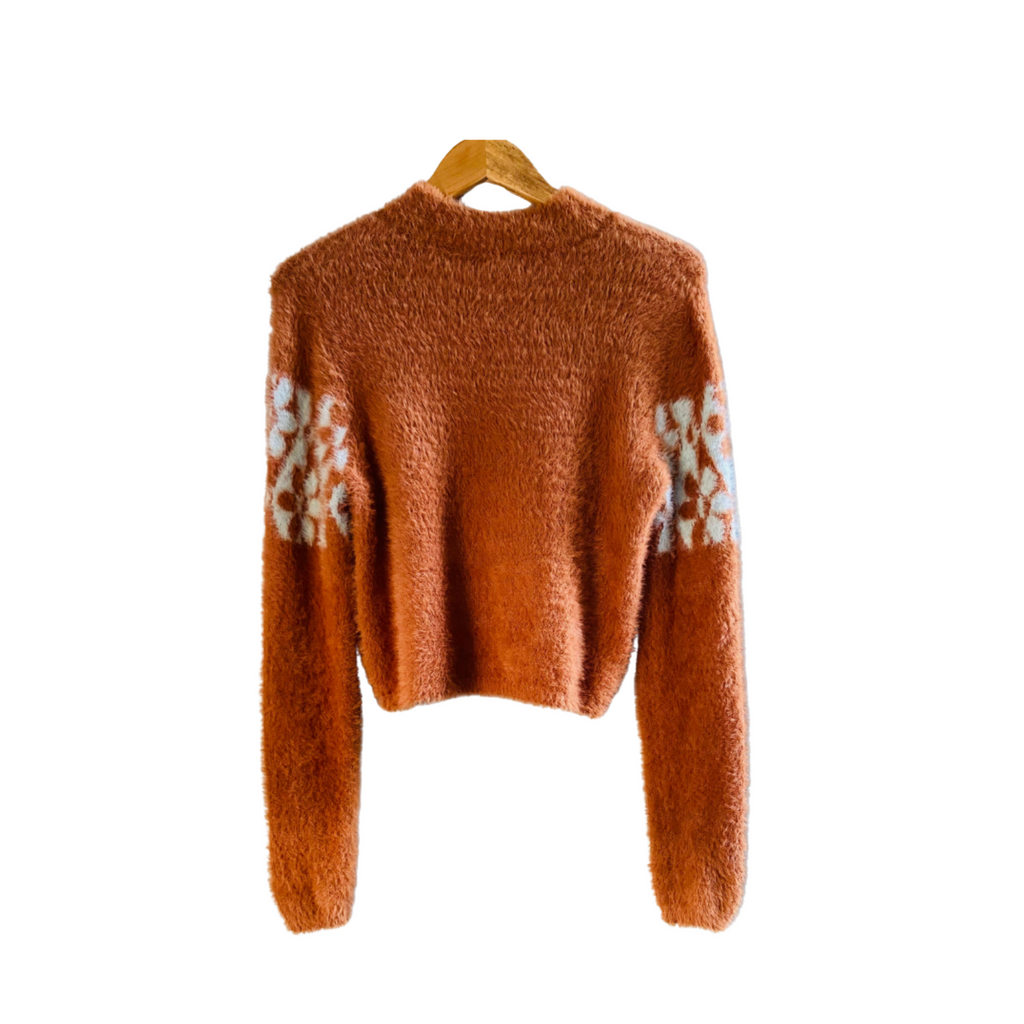 Brown Pine Fresh Flower | Top for Women |