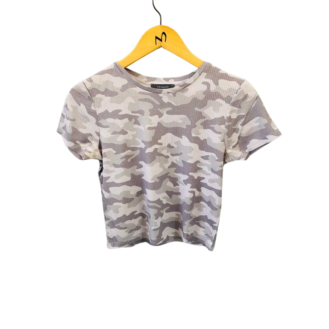 PRIMARK | Fatigue Grey crop top | TO-GR-034 |