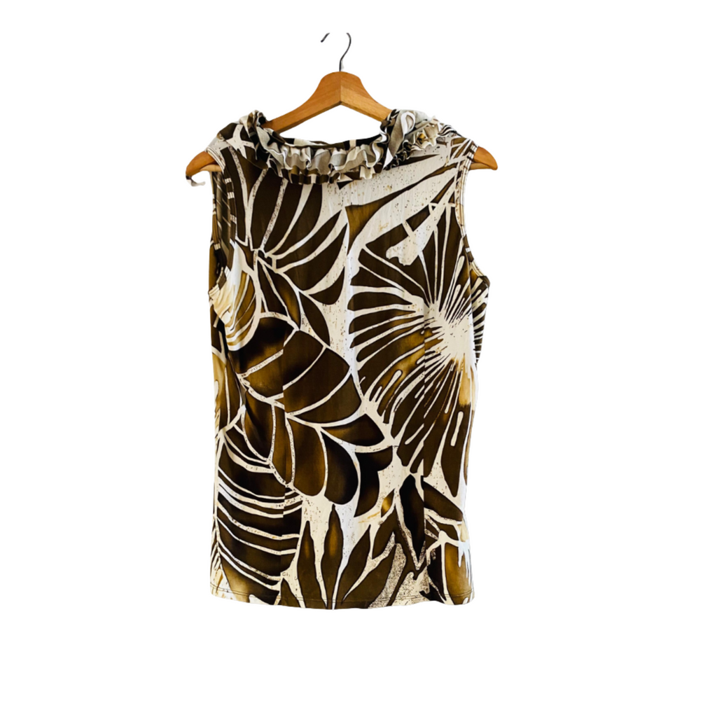 Gorgeous Black & White Floral Mesh | Top for Women |