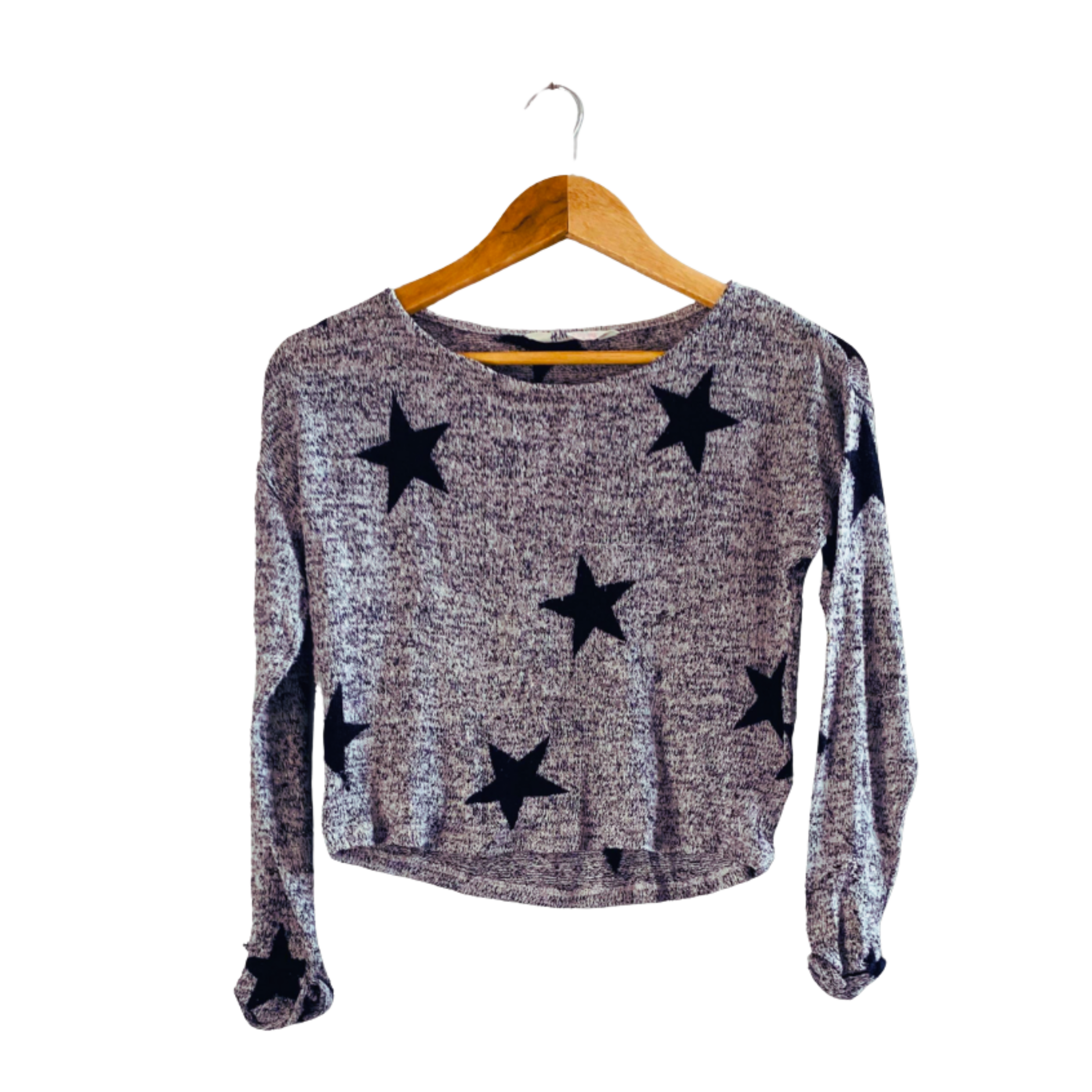 H&M Four-Grey Start | Top for Women |