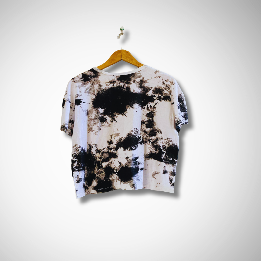 ZARA Black Marble T-Shirt | For Women |