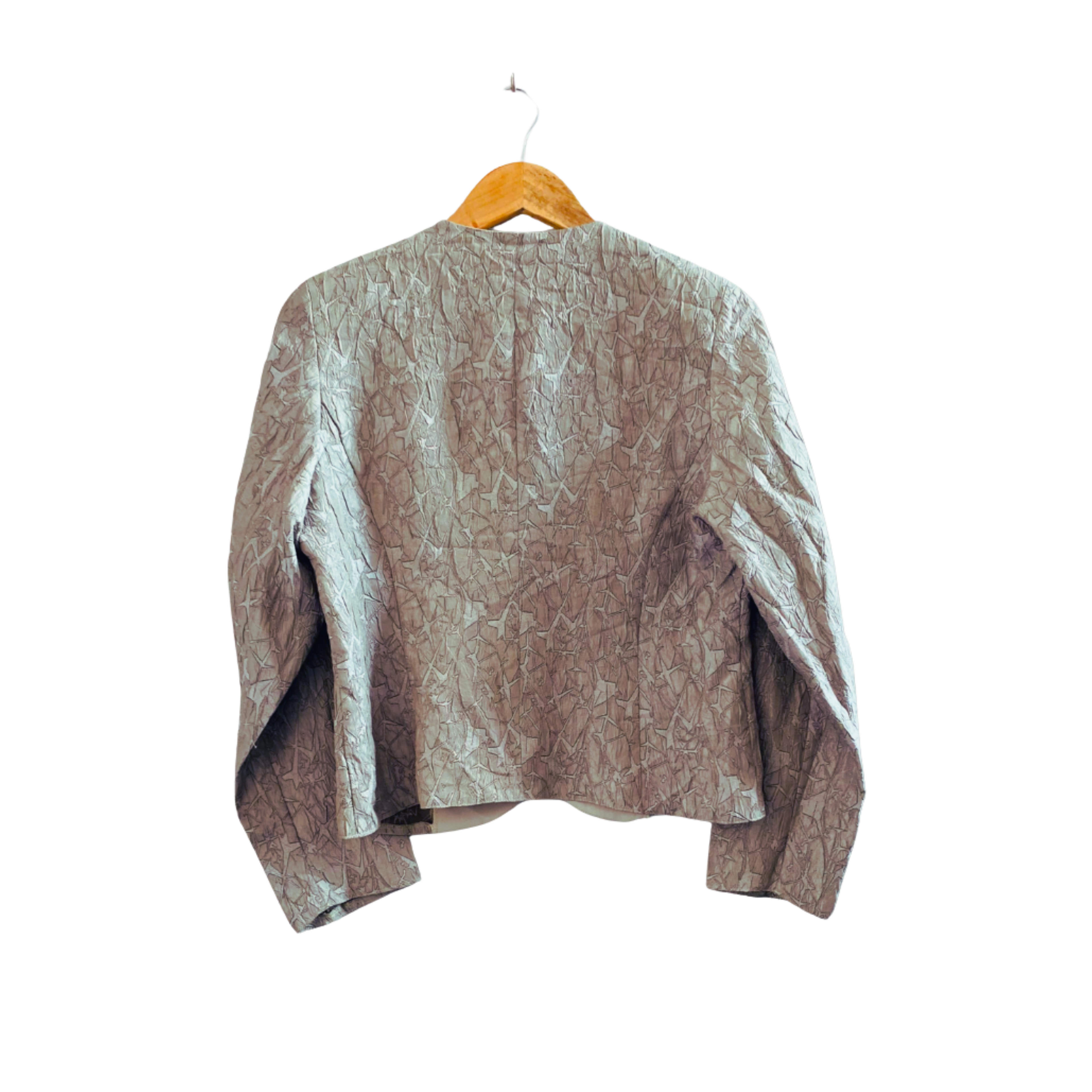 Two Button Green Elegant Brocade | Dress for Women |