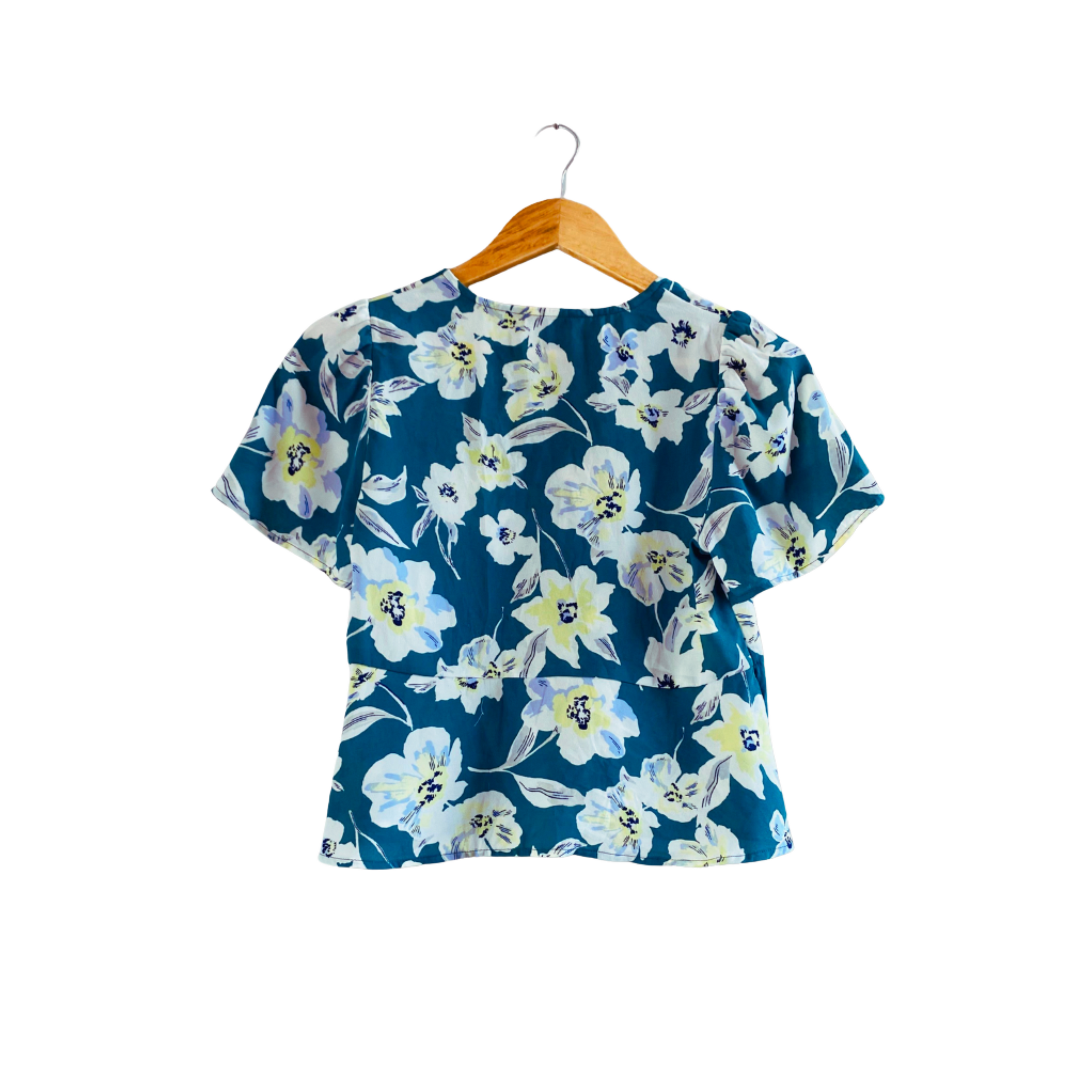 Green Floral Shirt for Women