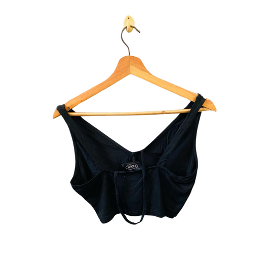 CIDER | Women's Black Crop-Top | TO-BL-026 |