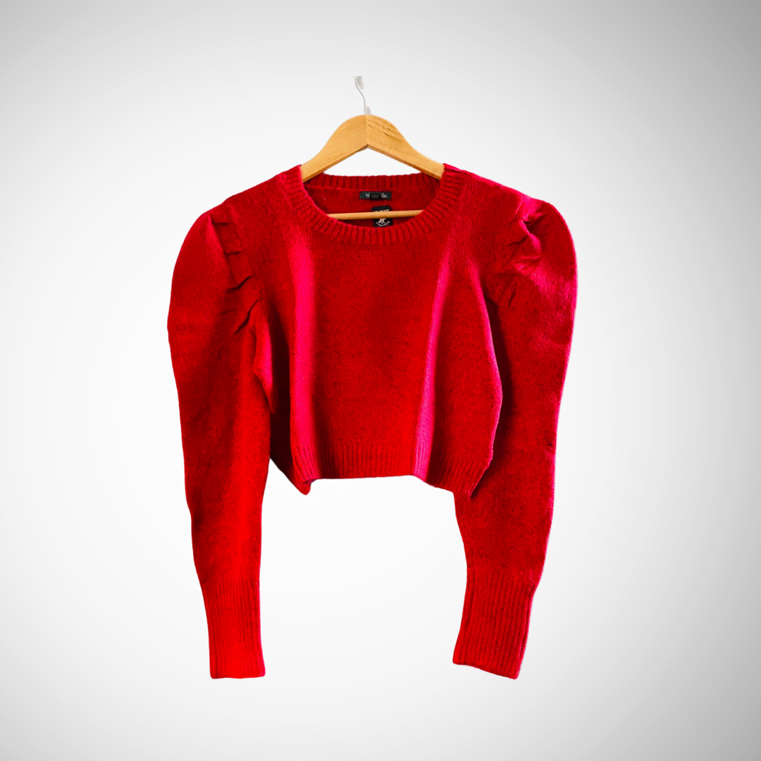 Wild Fable Red Fuzzy Sweater | Top for Women |