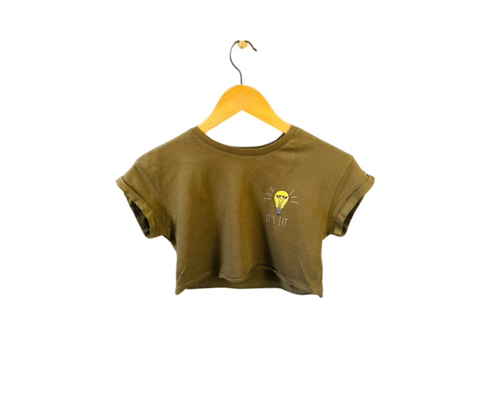 NEW LOOK | Simple looking Crop Top for girls | TO-GR-061 |