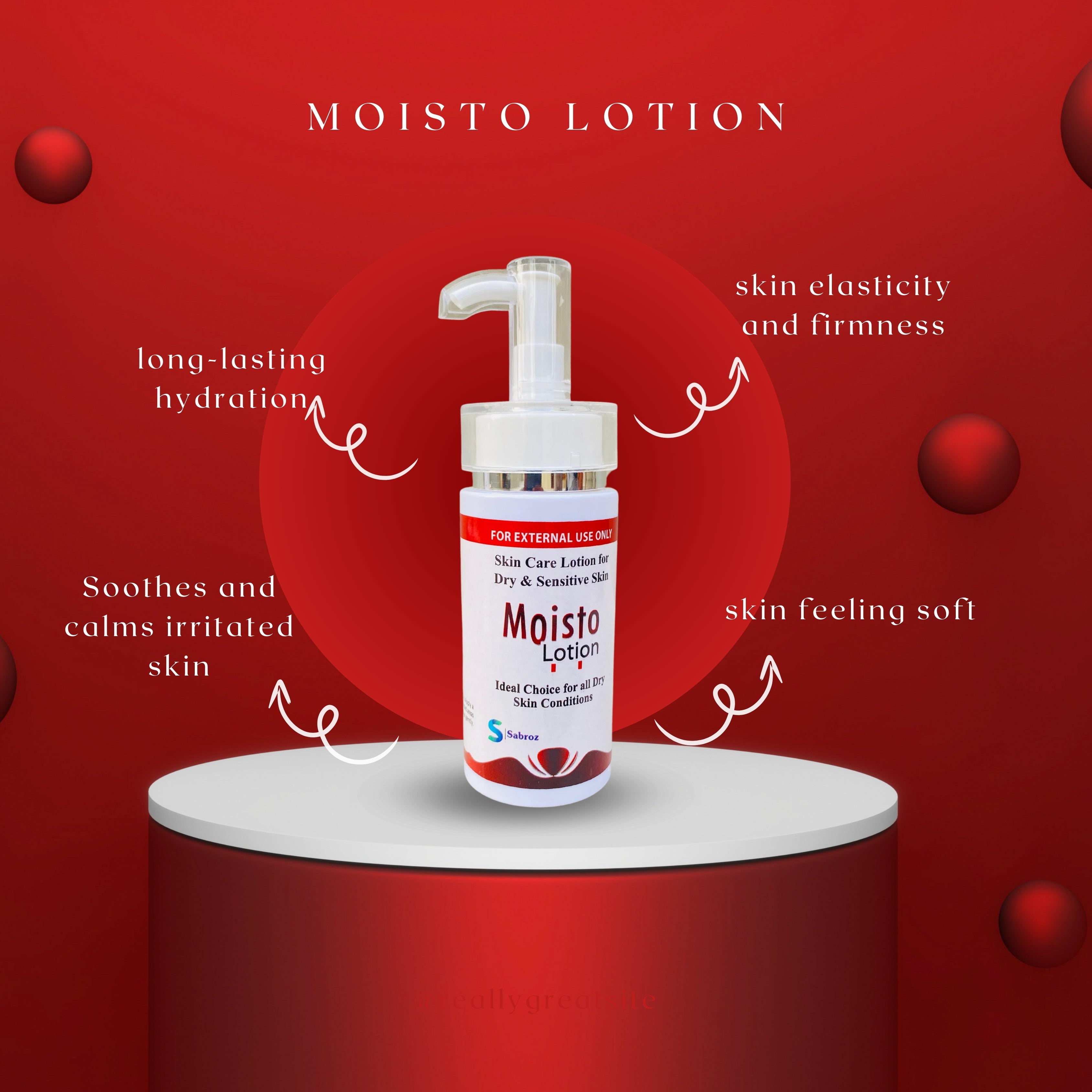 Moisto lotion with advance formulation