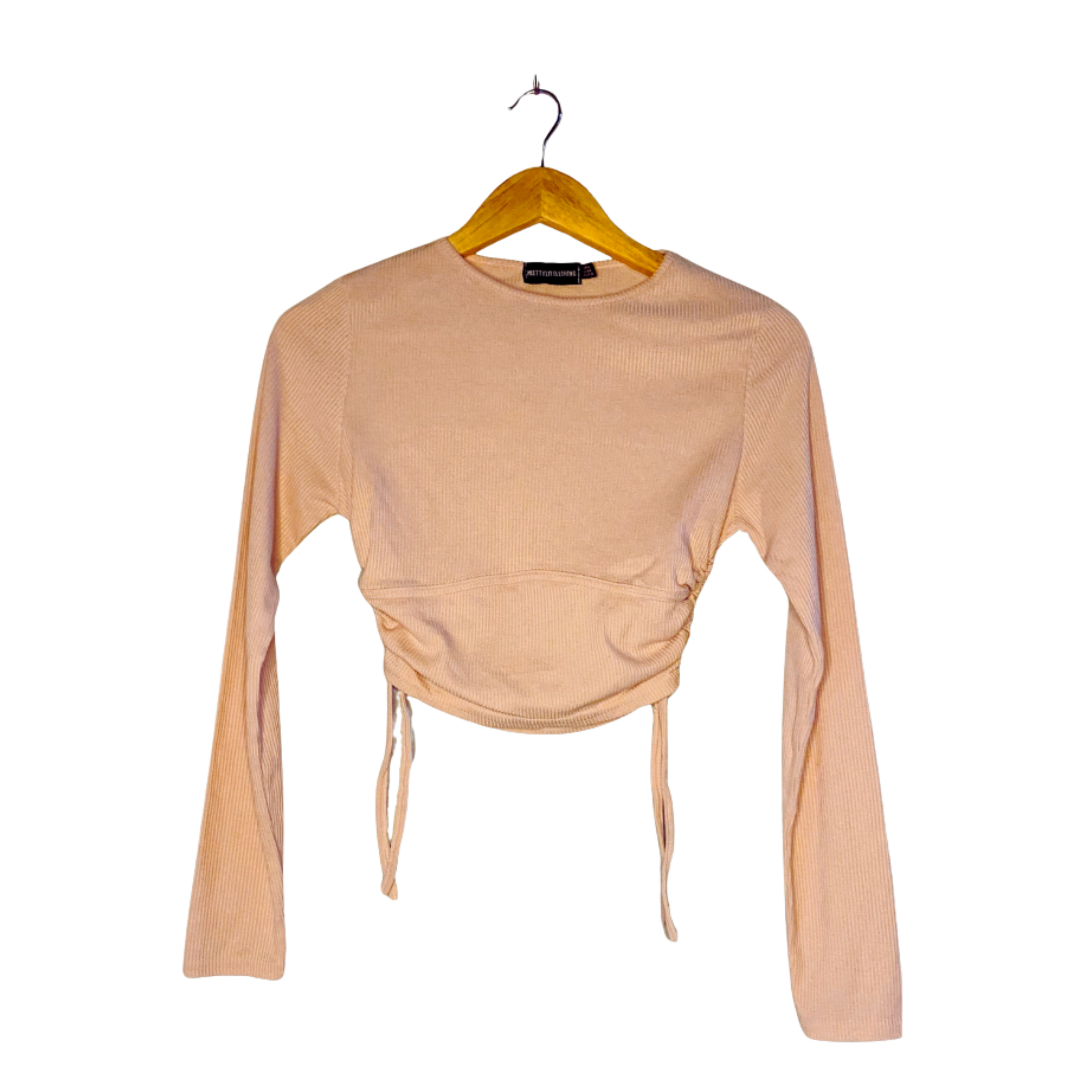 Creamy Wide Lace Crop Top for Women
