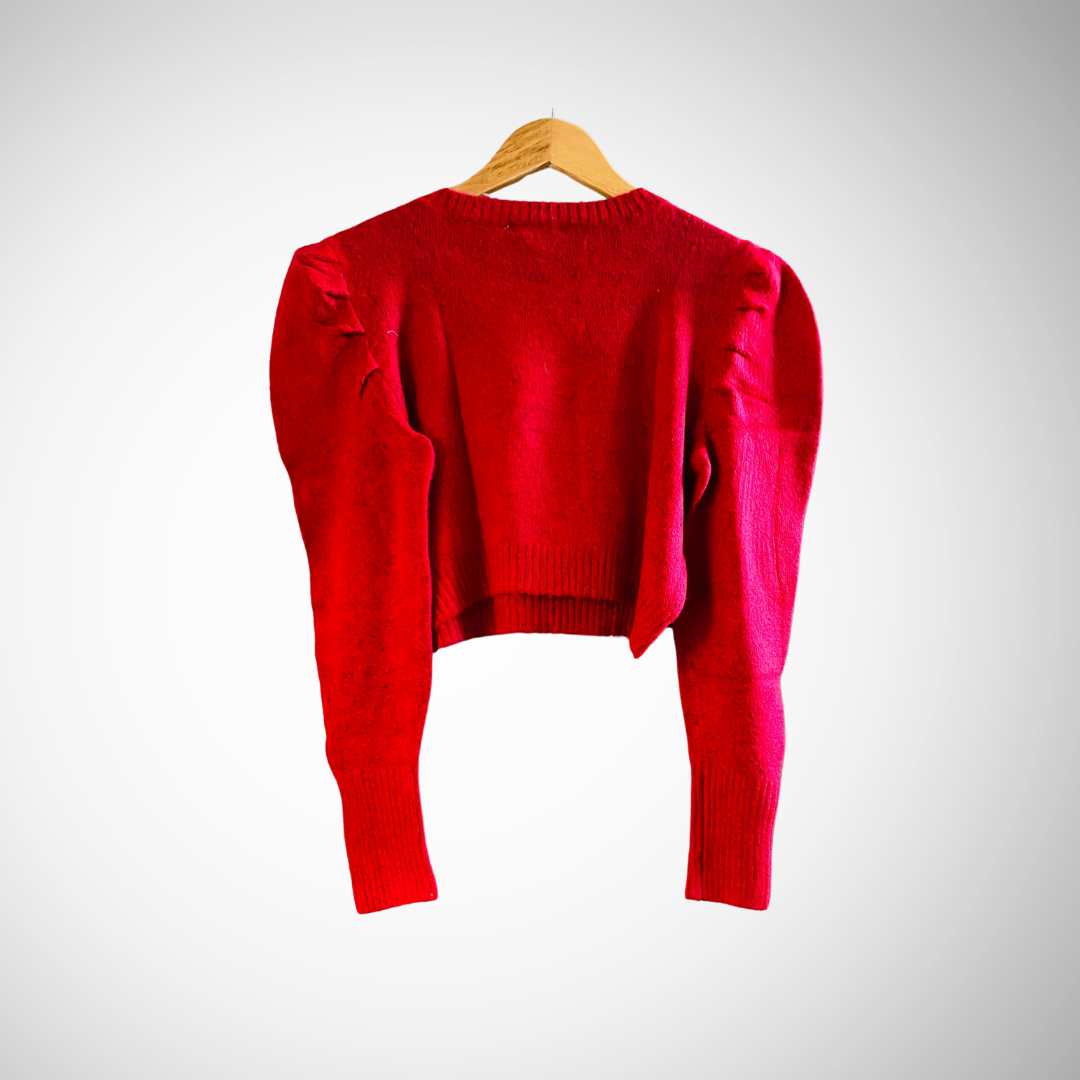 Wild Fable Red Fuzzy Sweater | Top for Women |