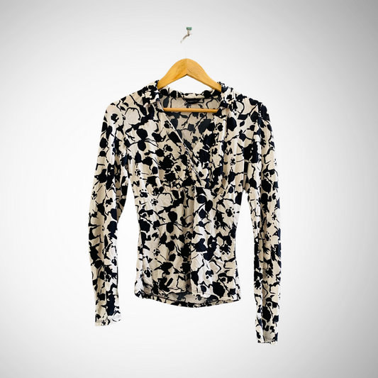 Bow-Blouse Black Floral | Dress for Women |