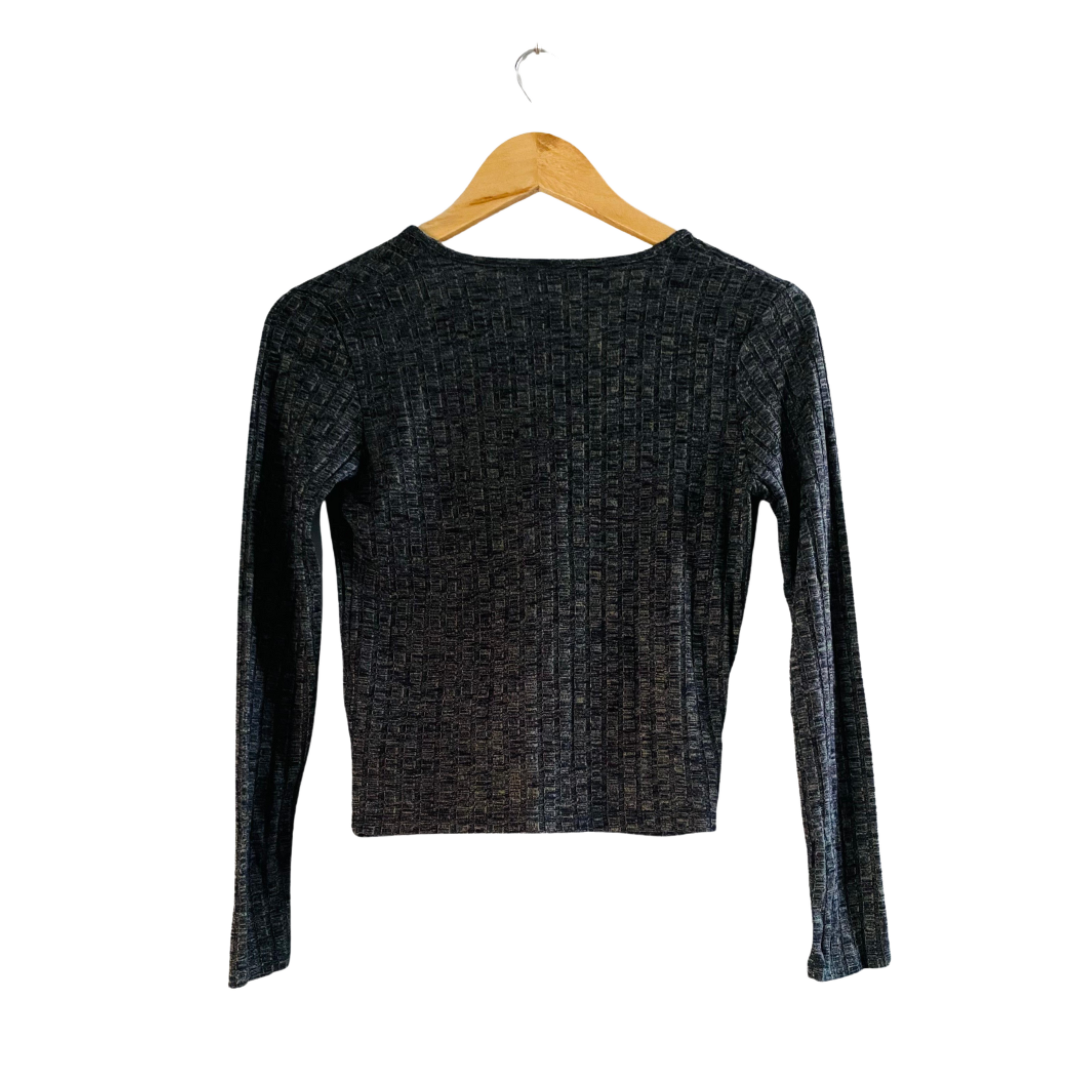 NEW LOOK | Long Sleeve Green Wrap Top | TO-GR-064 |