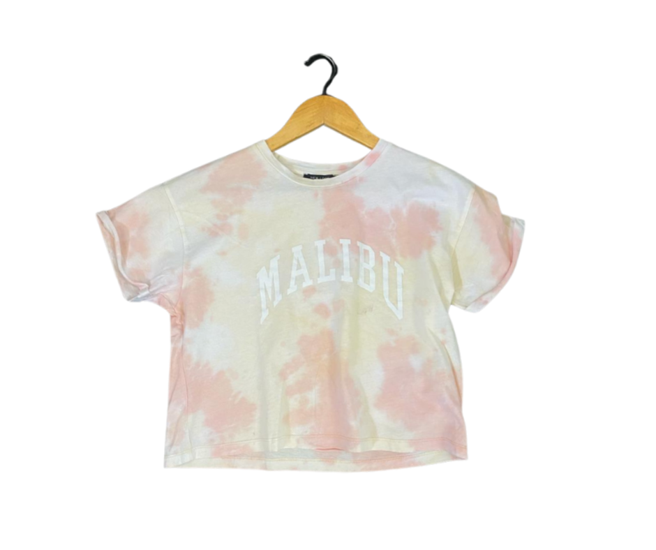 NEW LOOK | Tie-Dye Cropped T-Shirt in Multi color | TO-MC-070 |
