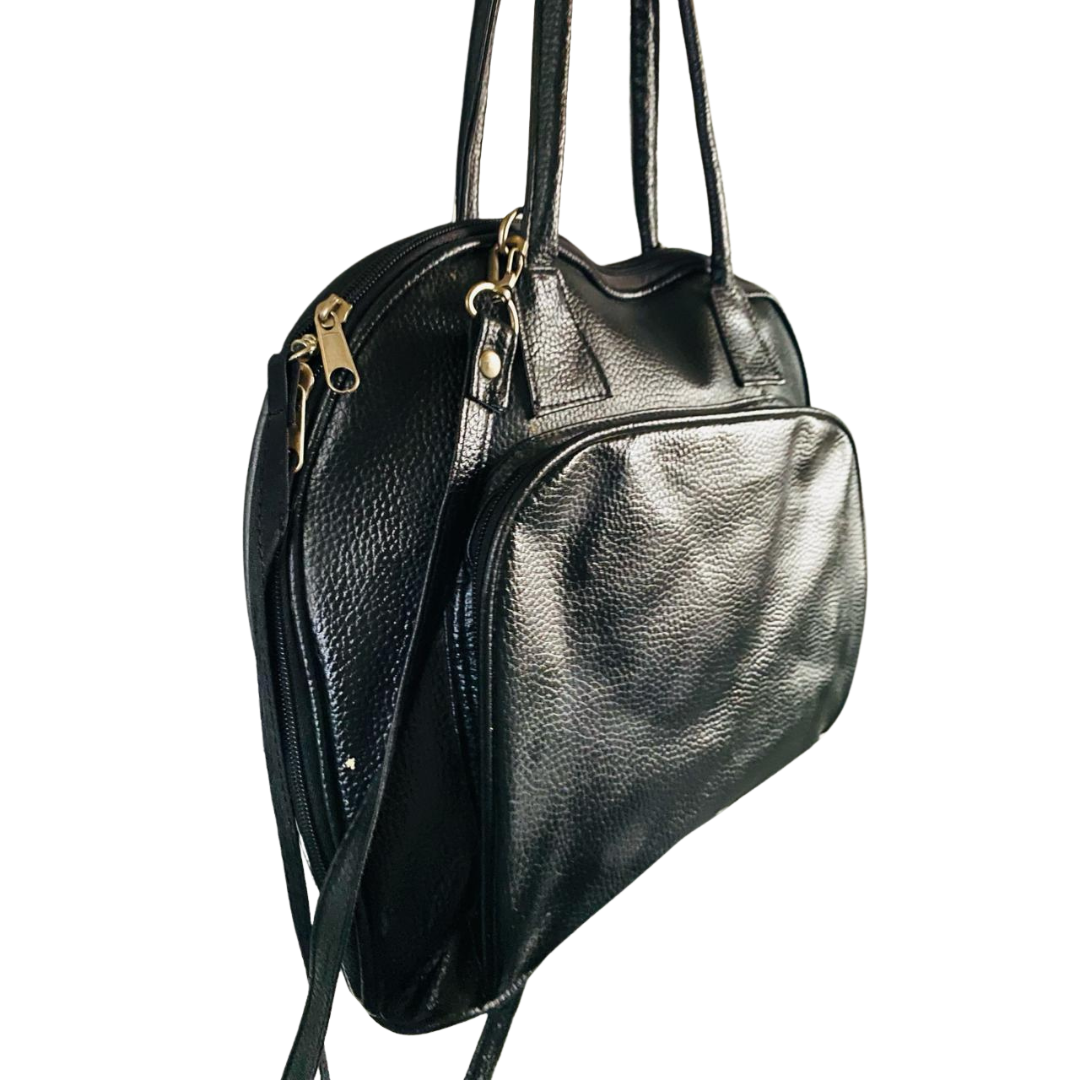 Black Shiny stylish handbags | HB-BL-005 |