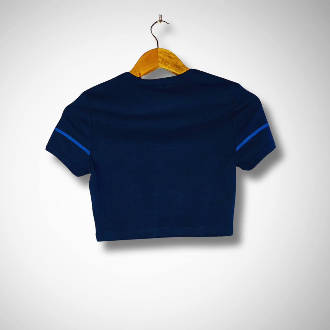 The Saturn in Blue | Crop Top for Women |