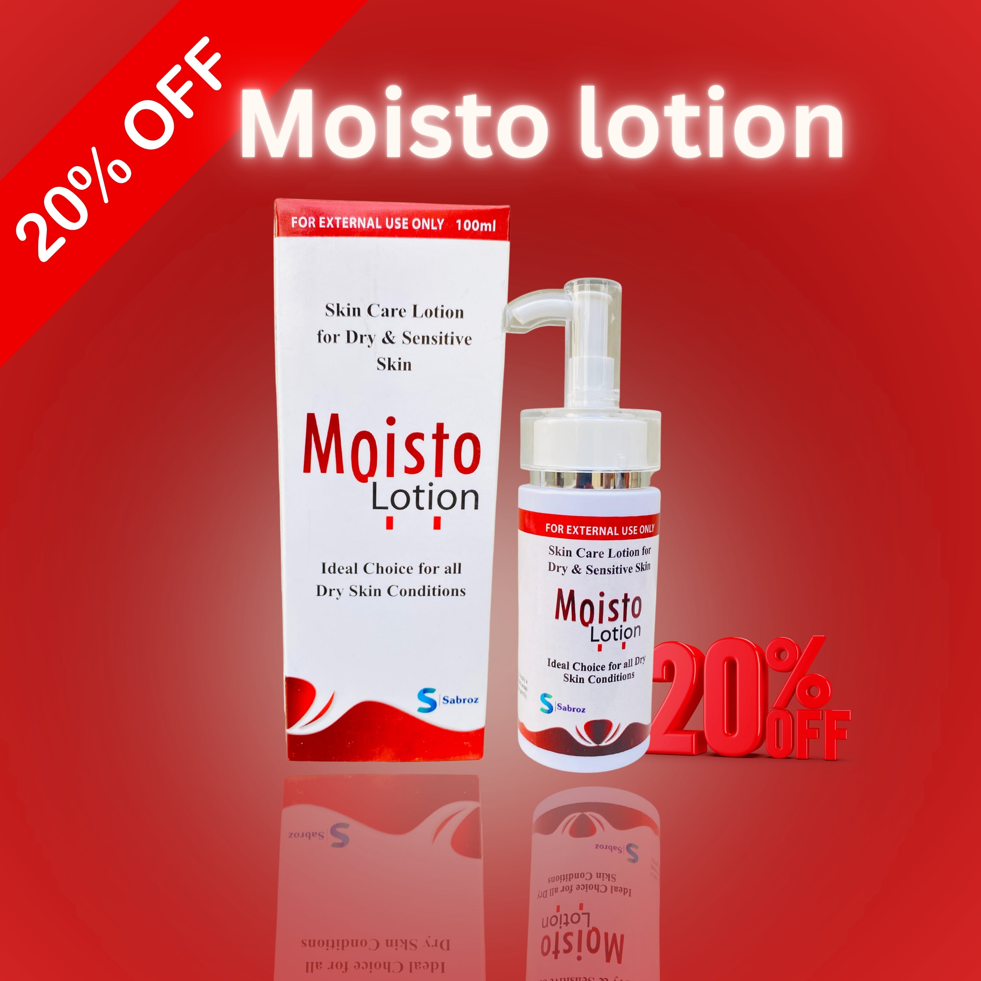 Moisto lotion with advance formulation