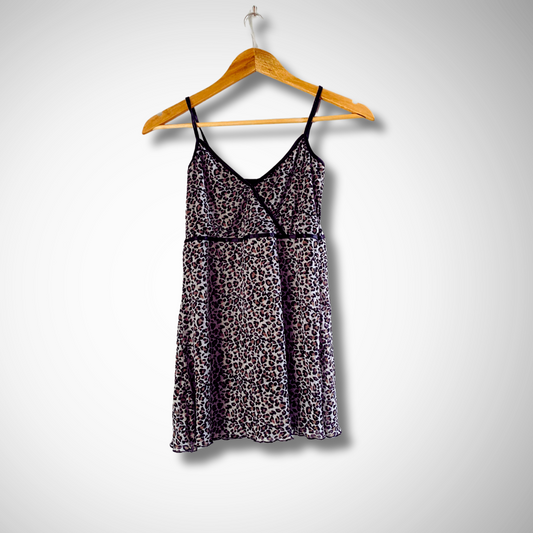 Black Leopard Shoulder-Off Night | Dress for Women |