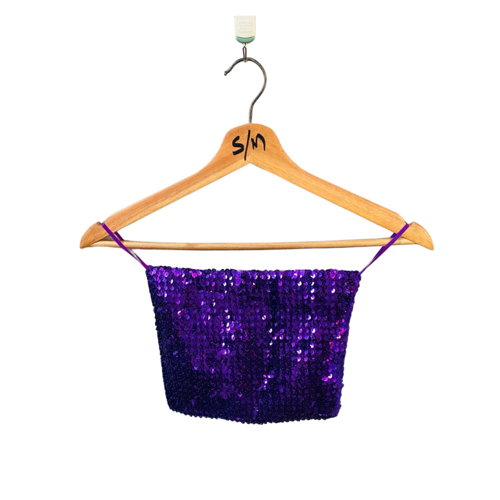 NEW LOOK | Glitter Vintage Sequin Tube Top | TO-PG-048 |