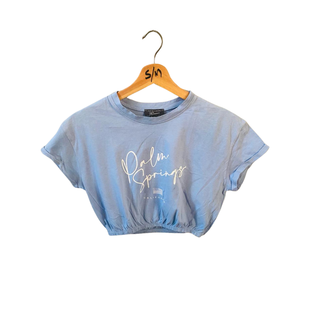 NEW LOOK | Vintage V-shape short Top | TO-LB-047 |