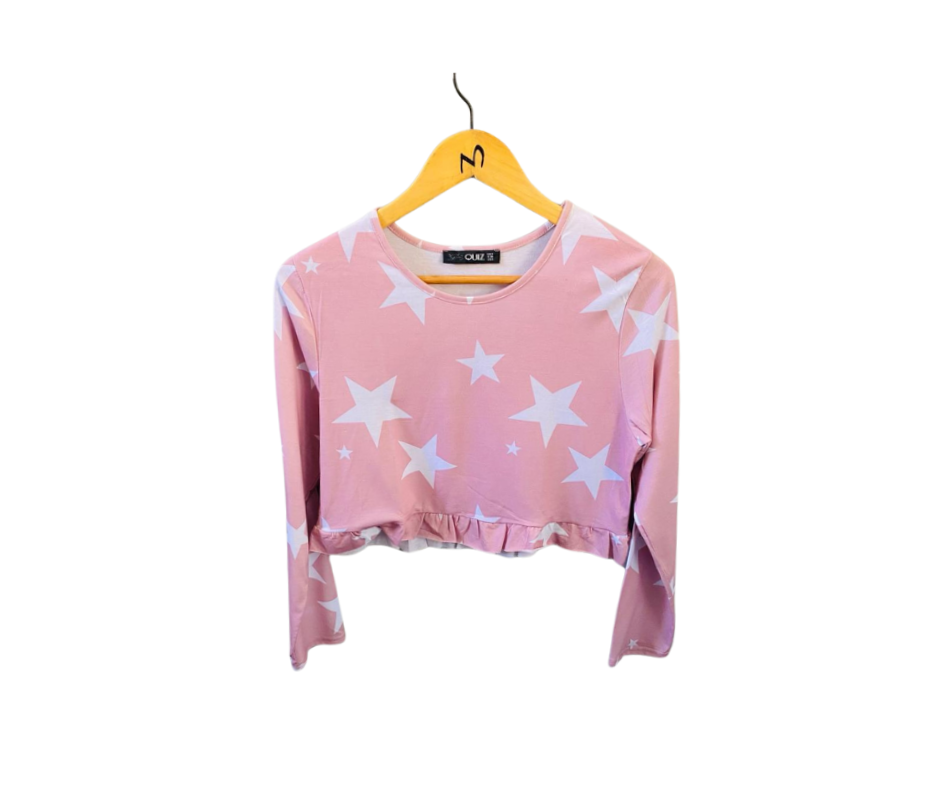 Quiz | Cotton Printed full selves Crop Top | TO-PI-063 |