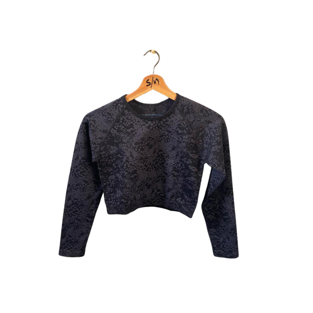 PRIMARK | Gym Sweatshirt long Sleeves with printed patterns Top | TO-GR-059 |