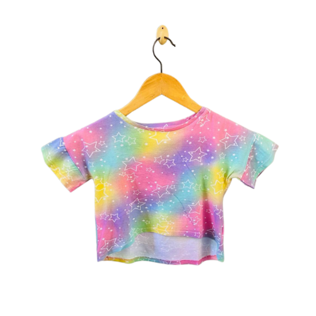 SAINT BERNARD | Rainbow Color Crop top for girls | TO-MC-067 |