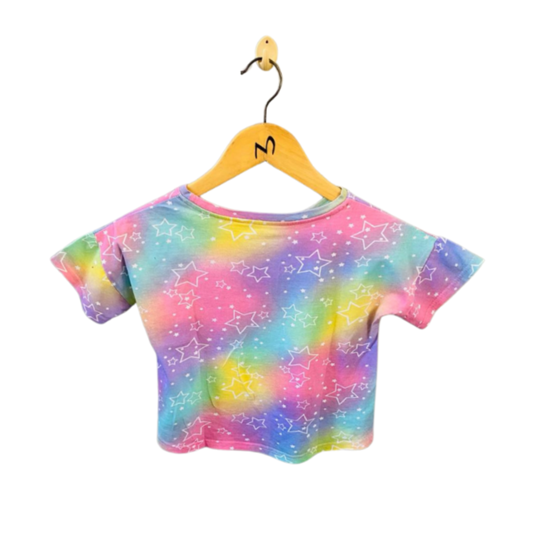 SAINT BERNARD | Rainbow Color Crop top for girls | TO-MC-067 |