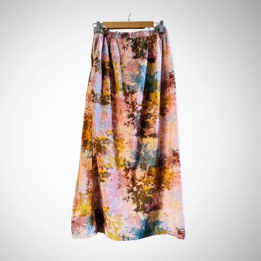 Silk Cotton Long Skirt for Women | SK-MC-008 |