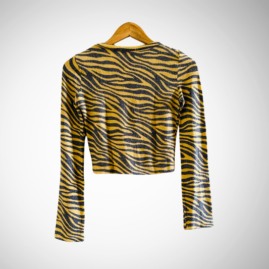 Sexy-Leopard Printed Long Sleeves | Top for Women |