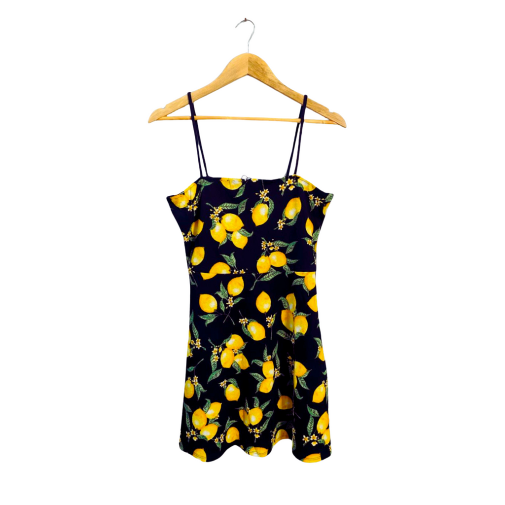 Glamorous Lemon Print Dress