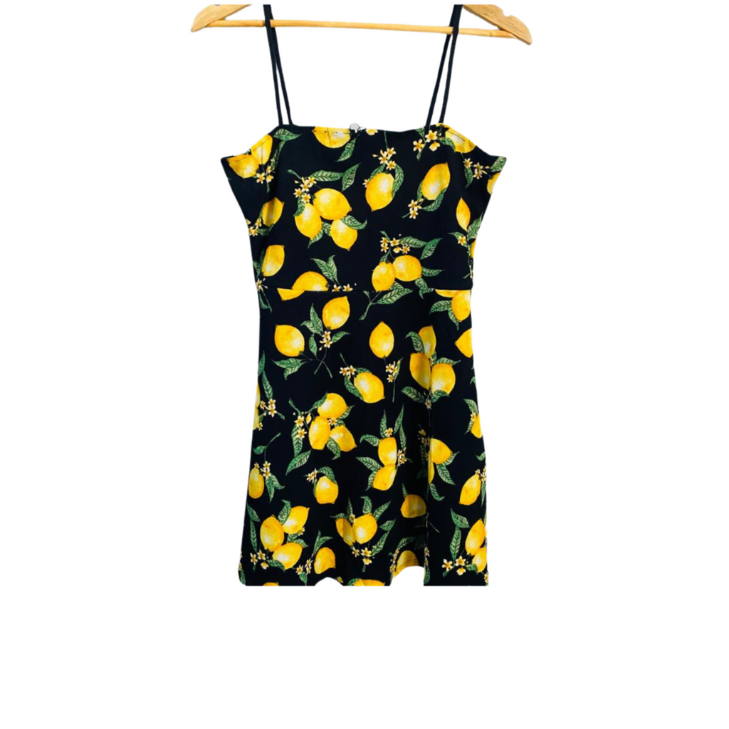 Glamorous Lemon Print Dress