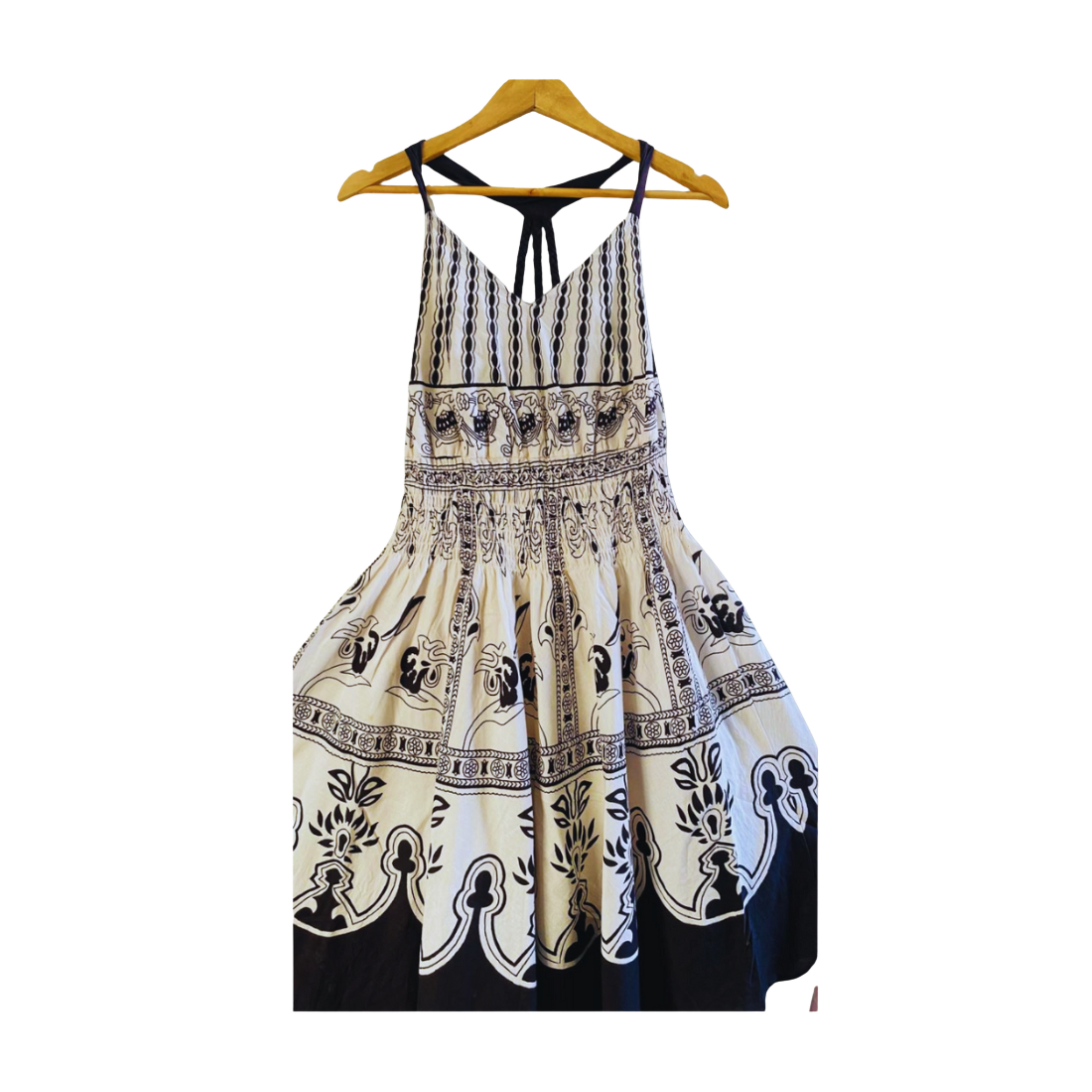 Halter Dress with Tie-Back