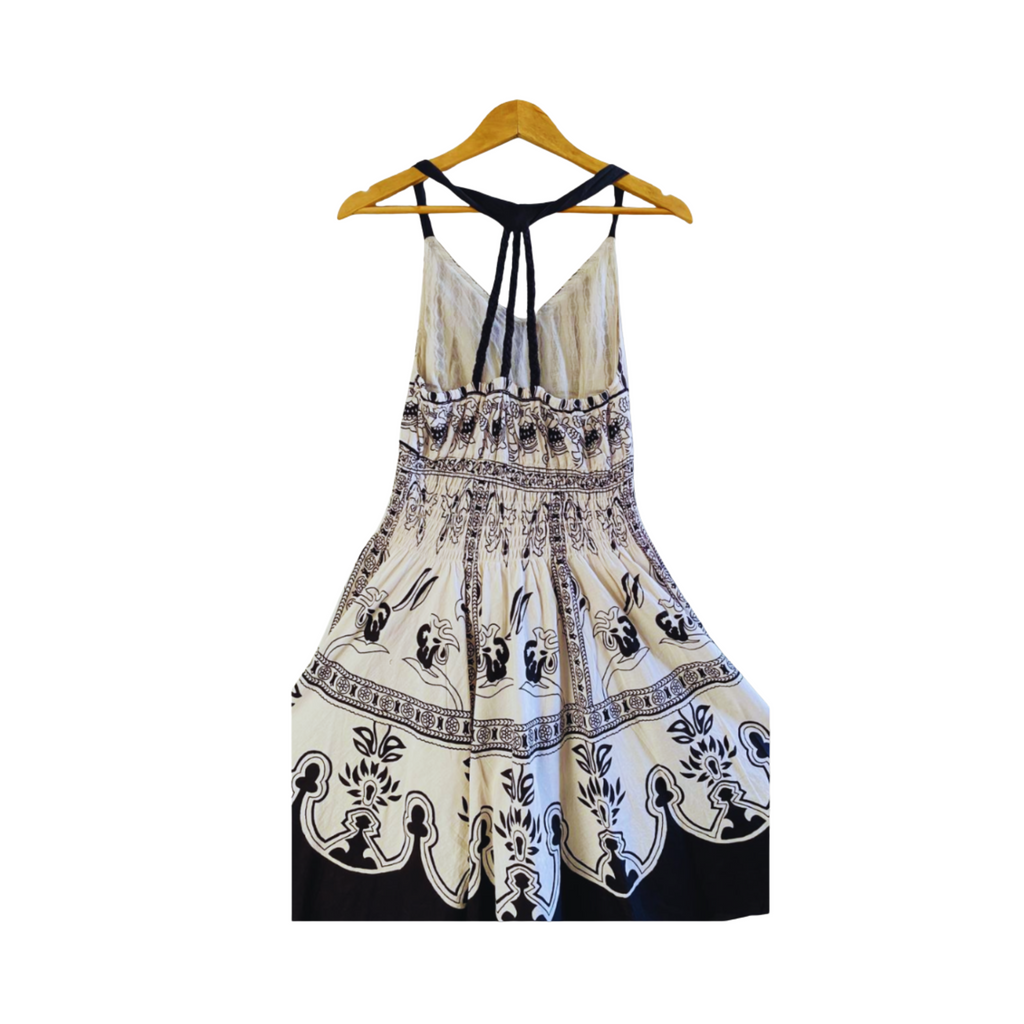 Halter Dress with Tie-Back