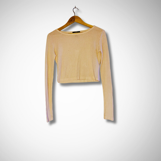 FOREVER Women Long Sleeve Crop Top For Women