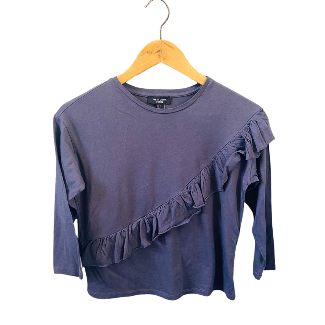 Jersey |Flounce Top Blue for Women|