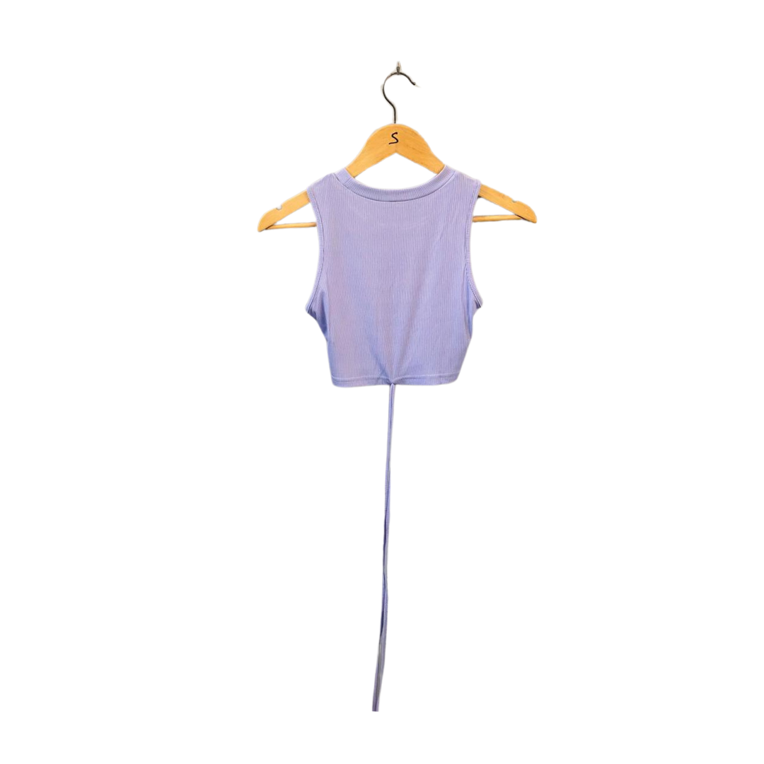 Purple |Tank Top with Laces for Women|