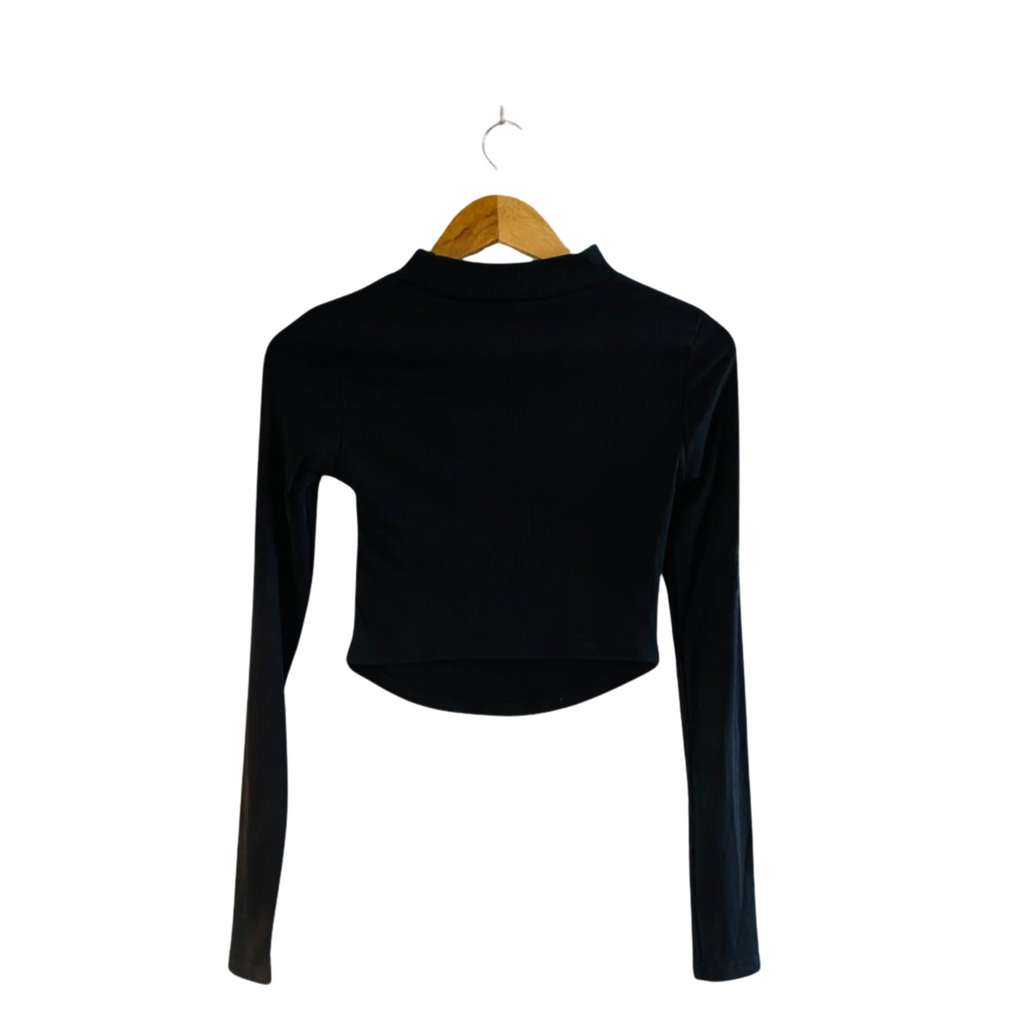 SHEIN | Cutout Crew neck Long sleeve Top | YL-022