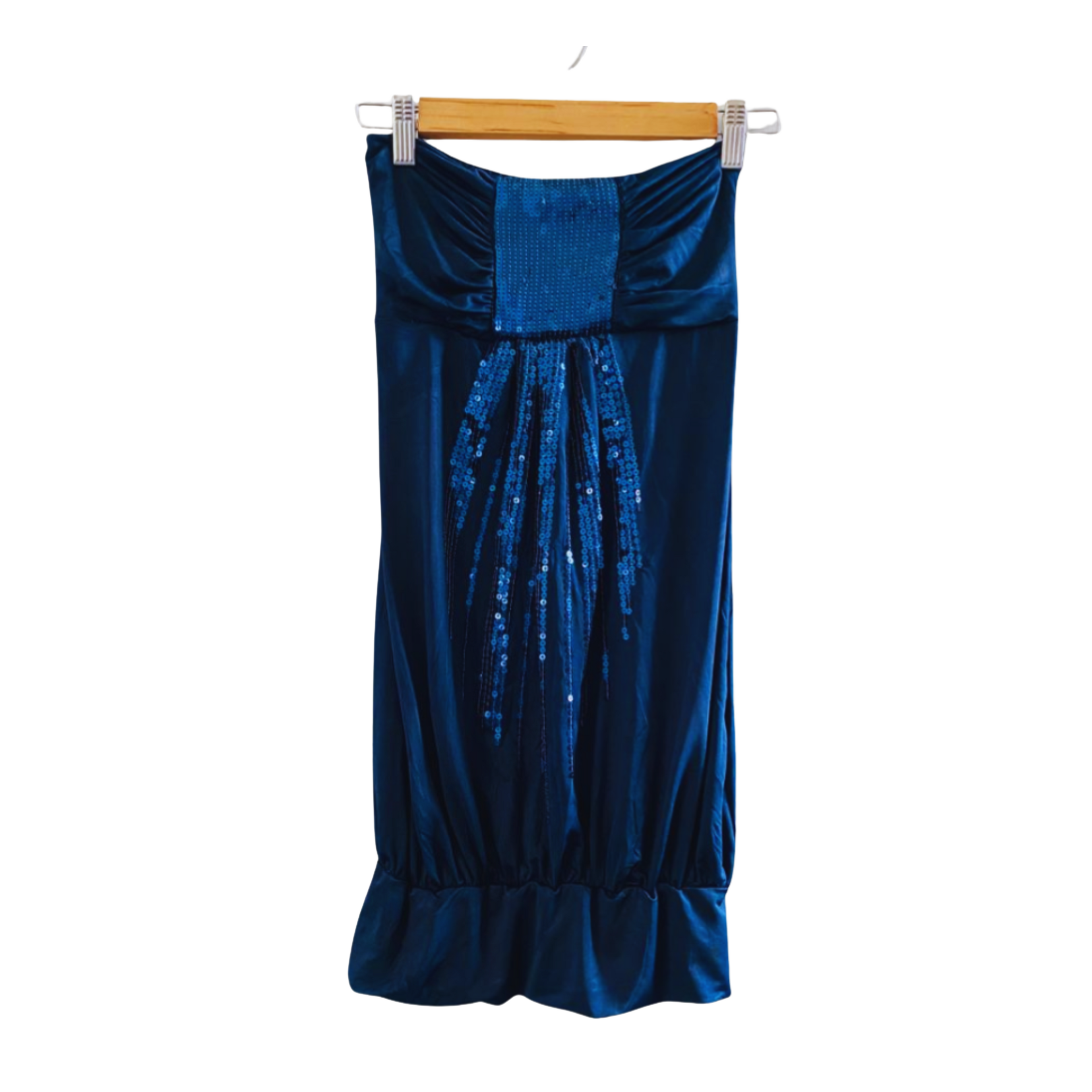 Blue Pencil Skirt for Women