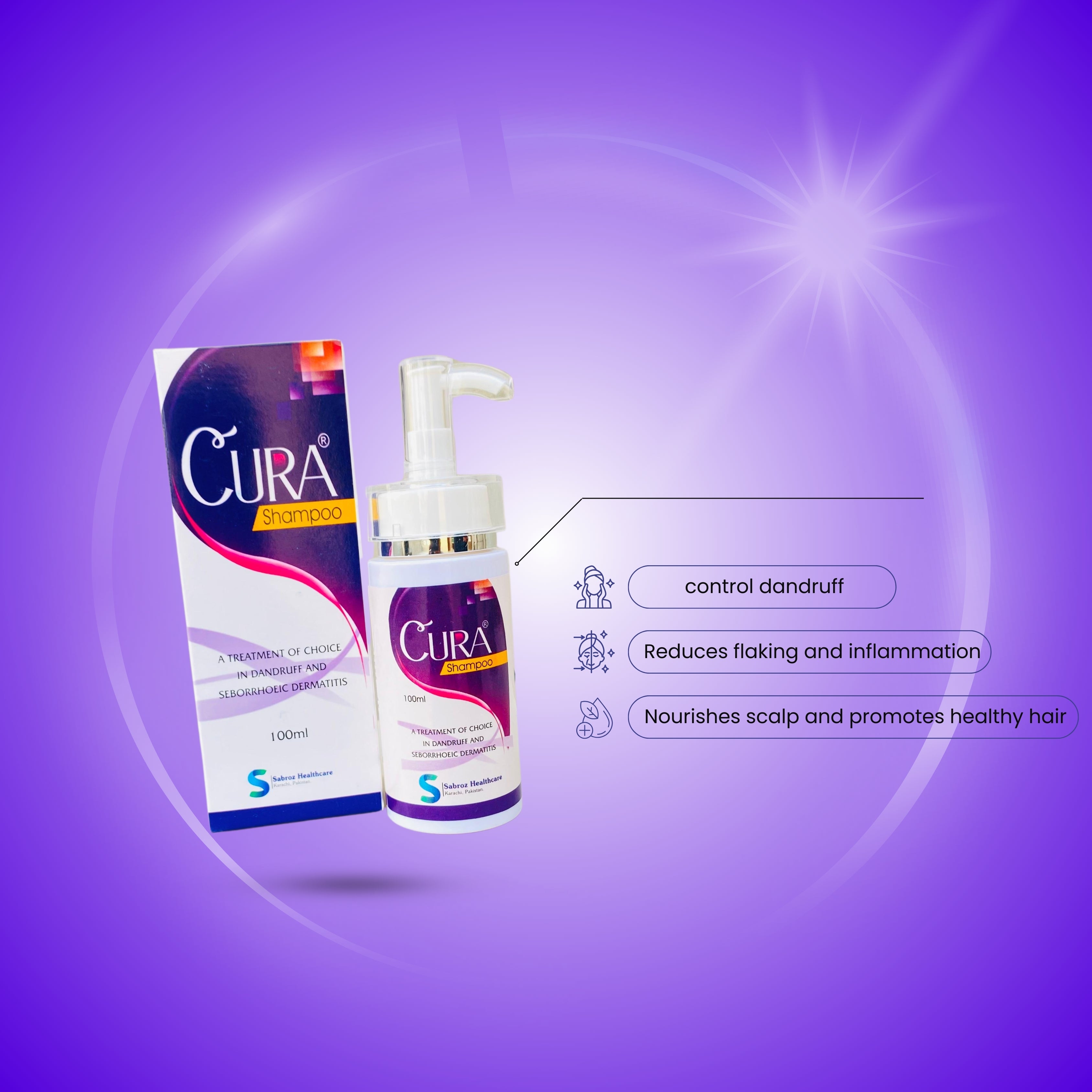 Cura Shampoo with advance formulation