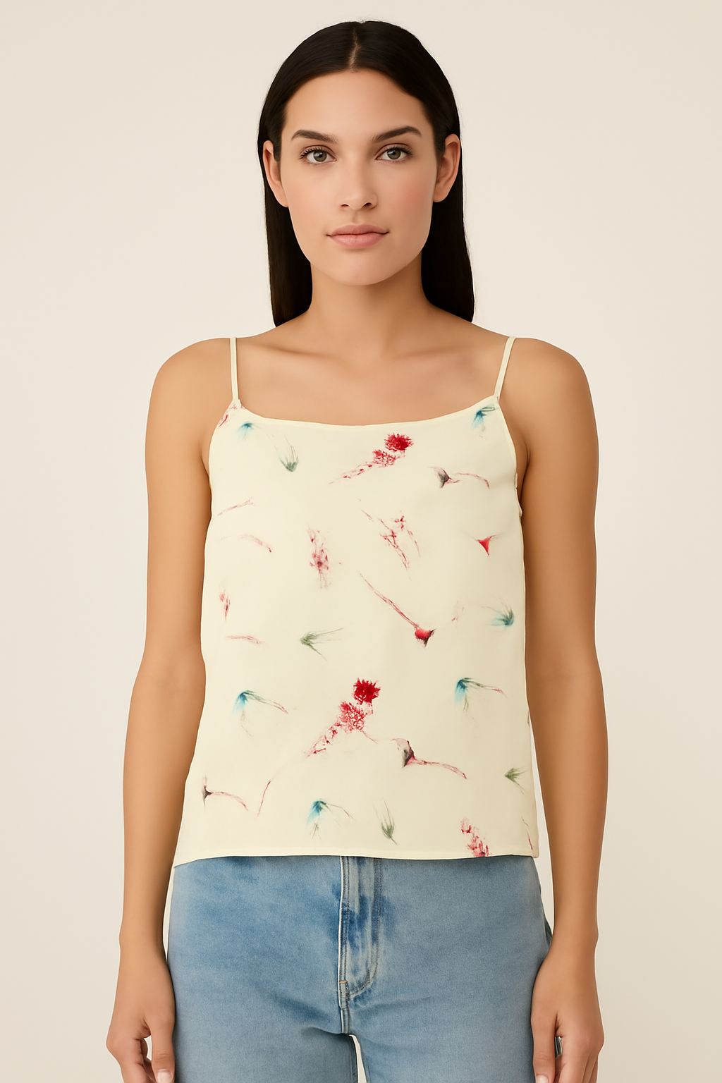 Bella Cherry Square Neck
