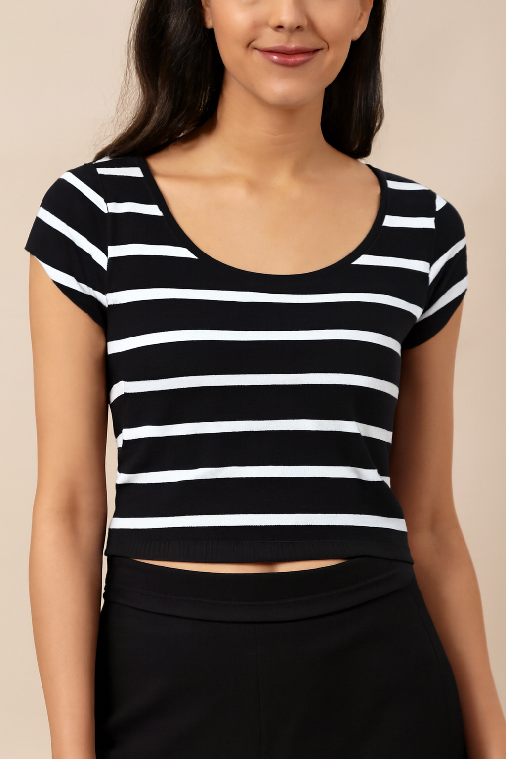 Casual Striped Women Top