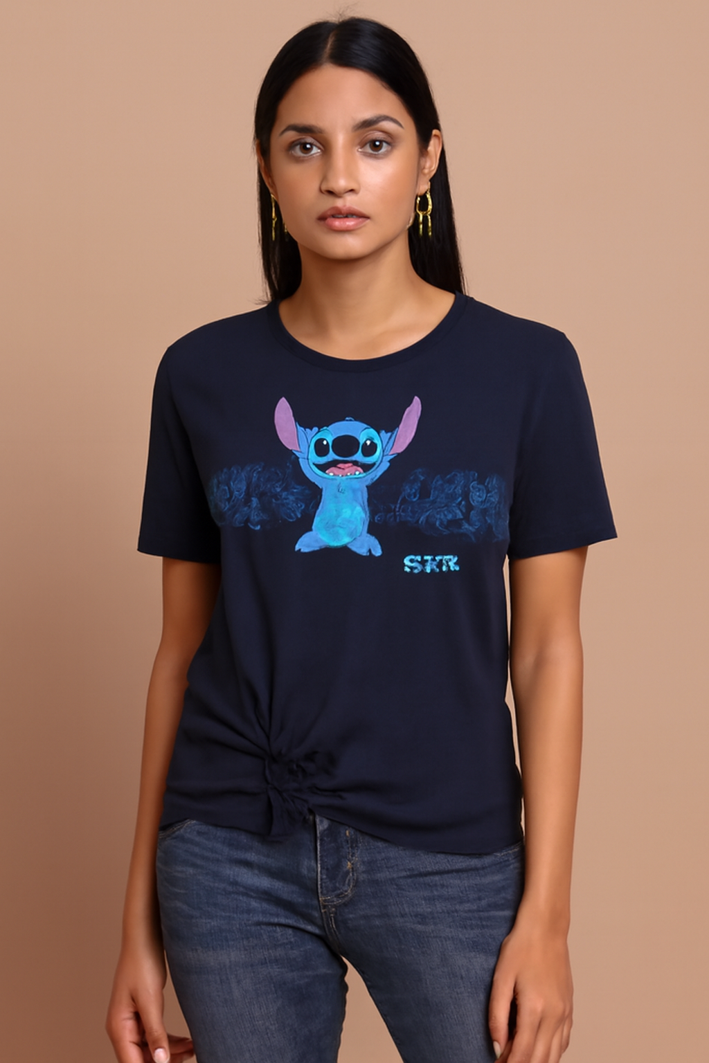 Disney Stitch Juniors Line-up Short Sleeve
