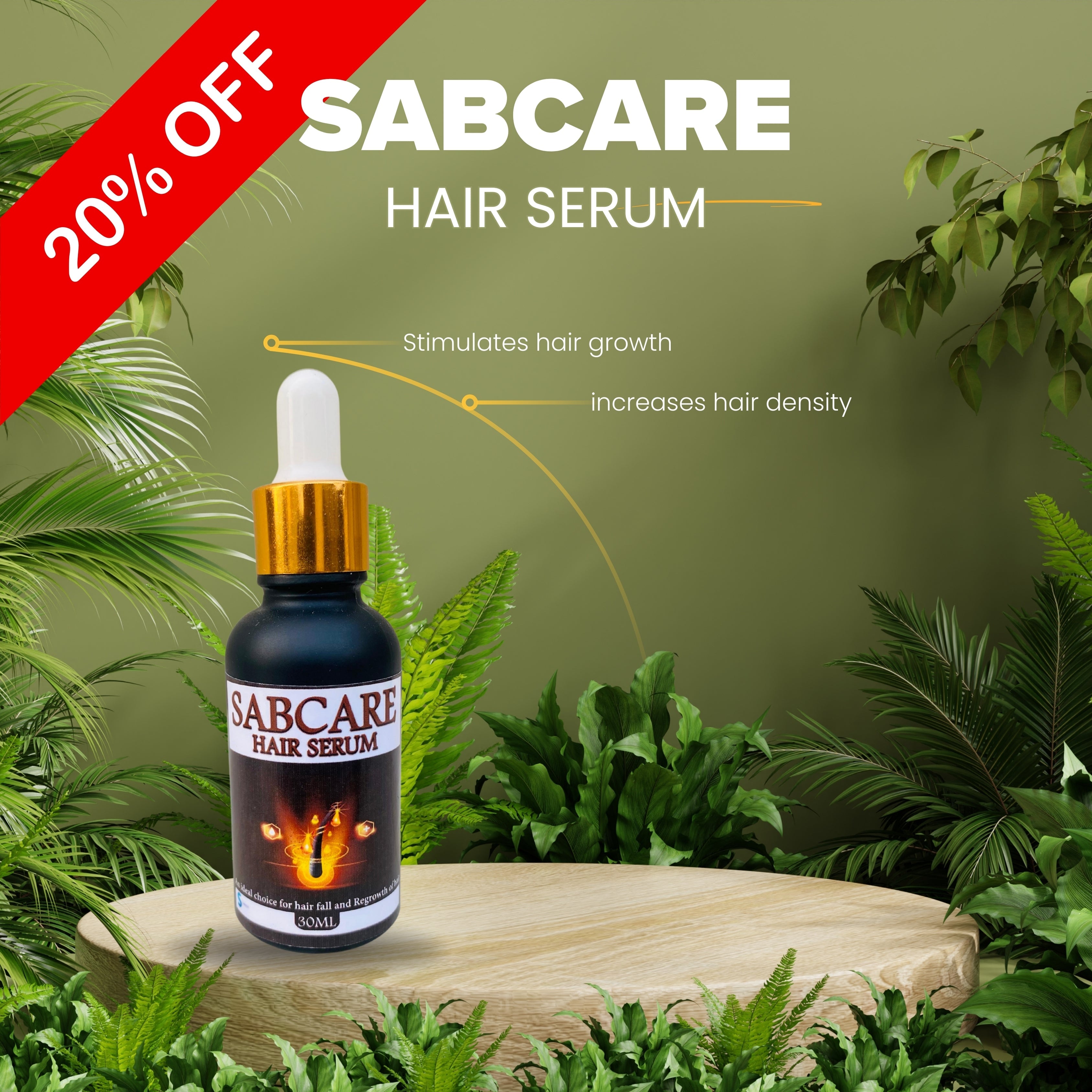 Sabcare hair serum