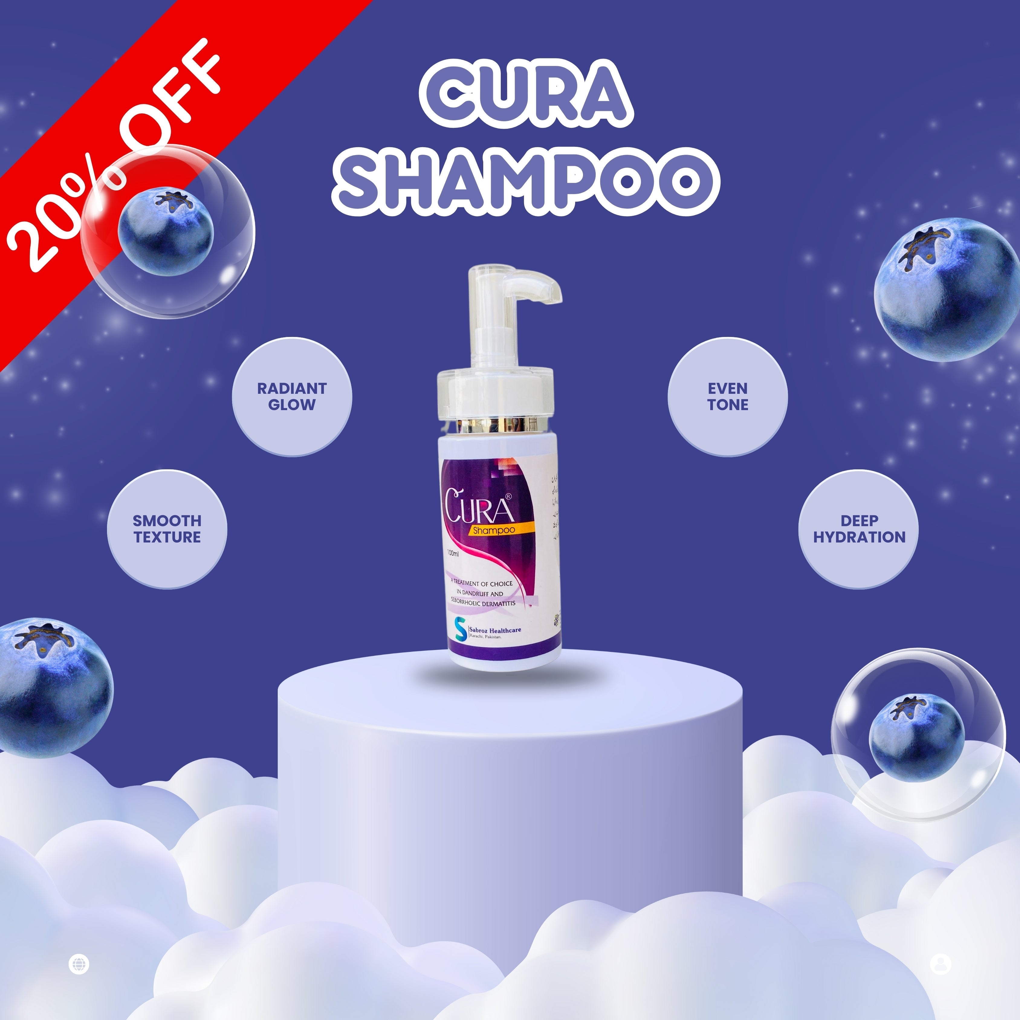 Cura Shampoo with advance formulation